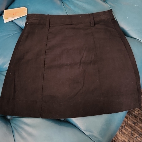 Copper Key Micro-Cord Mini Skirt - Picture 2 of 7